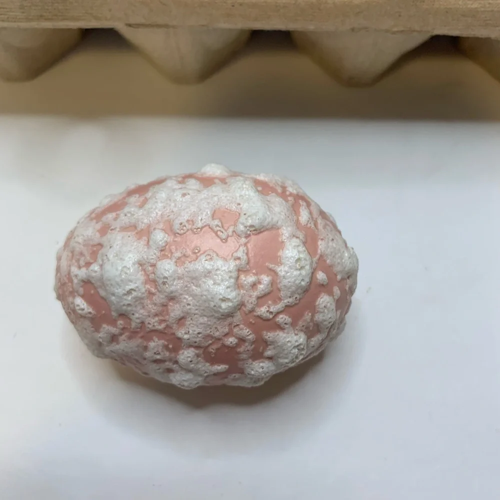 Vintage 1977 Ceramic Easter‎ Eggs Set of 12 Hand Painted Textured Marbled Decor